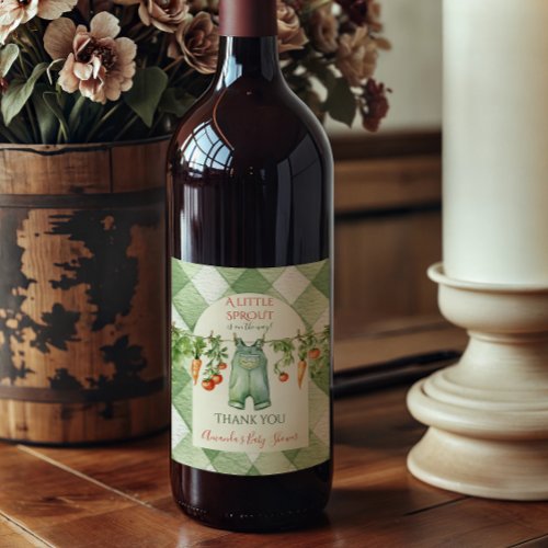 Rustic Gender Neutral Little Sprout Baby Shower