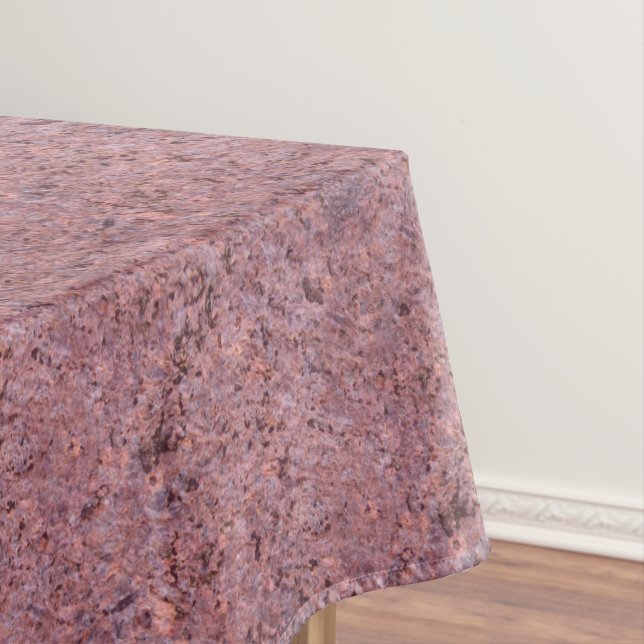 Rustic Geology Pink Rock Texture Tablecloth (In Situ)
