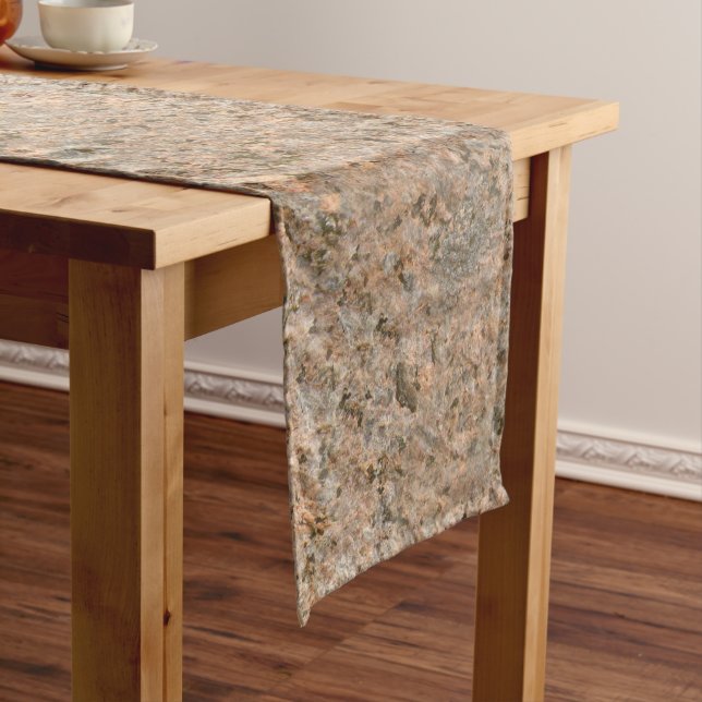 Rustic Geology Rock Texture Medium Table Runner (In Situ)