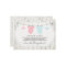Rustic Girl & Boy Twins Baby Shower Thank You Card
