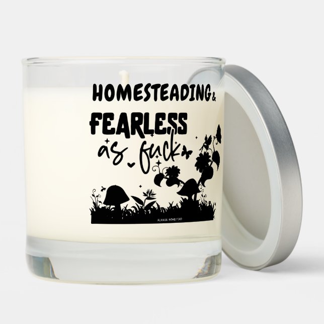 Rustic glow candle / candle fragrance (Lid)
