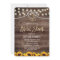 Rustic Gold Anchor & Rope Sunflowers Bridal Shower