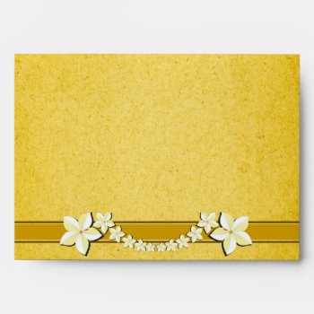 Rustic Gold Floral Wedding Custom Envelopes by sunnymars at Zazzle