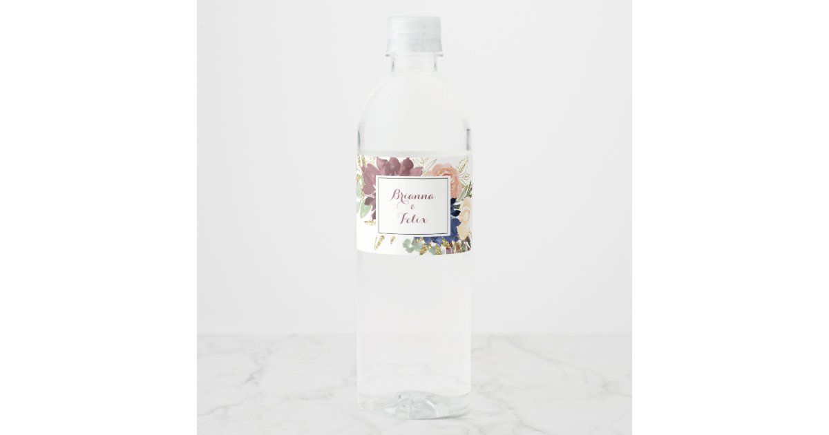 Hangover Relief Kit Wedding Water Bottle Label, Zazzle