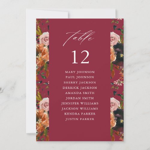 Rustic Gold, Purple Be2 Table Number Seating Chart