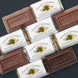 Rustic Gold Watercolor Floral Elegant Wedding Hershey's Miniatures<br><div class="desc">These chocolate bars are a wonderful way to offer your wedding guests a sweet treat at your wedding reception, rehearsal dinner, bridal shower, or other wedding related event. The elegant boho chic floral design features the names of the couple and wedding date with a cluster of hand painted watercolor roses...</div>