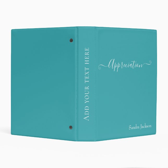 Rustic Golden Sunflower Teal Blue Barn Wood Mini B Binder (Background)