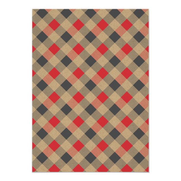 Rustic Gradation BBQ Invitation II