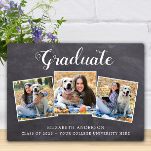 Rustic Graduation Graduate Photo Collage Plaque