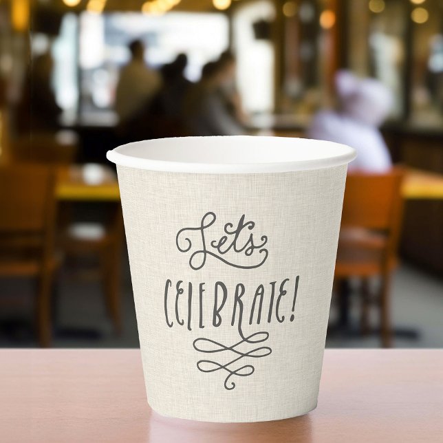 Rustic Graduation Party 8 oz Paper Cups (Creator Uploaded)