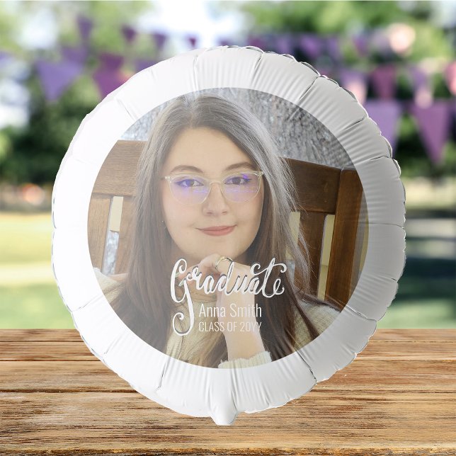 Rustic Graduation Photo Balloon (Creator Uploaded)