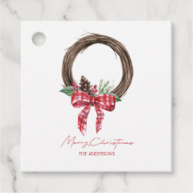 Rustic Grapevine Wreath Merry Christmas