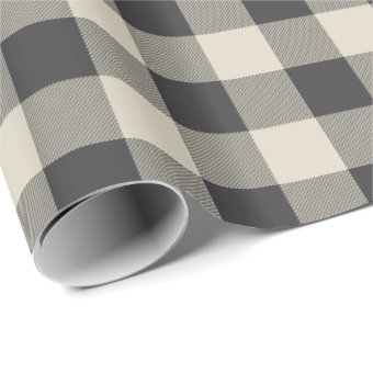 Lumberjack Plaid Wrapping Paper Roll - Large (Personalized-503839