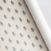 Minimalist Christmas Tree Wrapping Paper