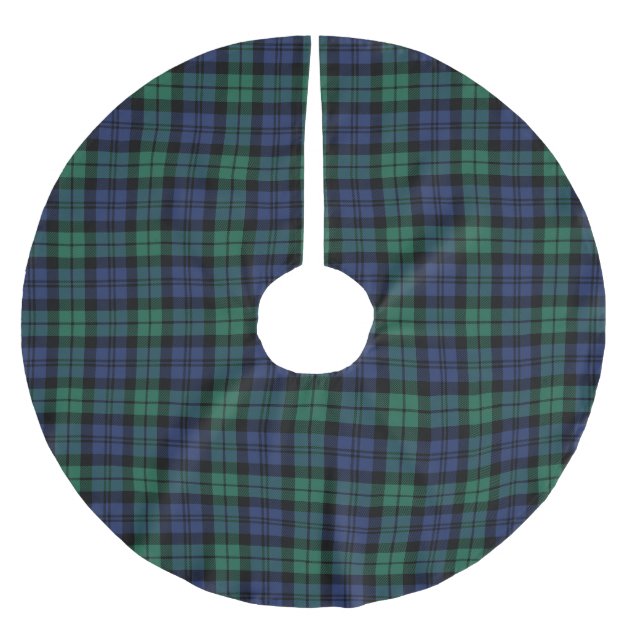 Black watch plaid outlet tree skirt