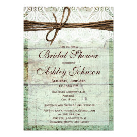 Country Bridal Shower Invitations Rustic Wedding Rustic Green Barn Wood Bridal Shower Invitations Personalized Announcements