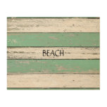 Rustic Green Driftwood Wood Wall Art