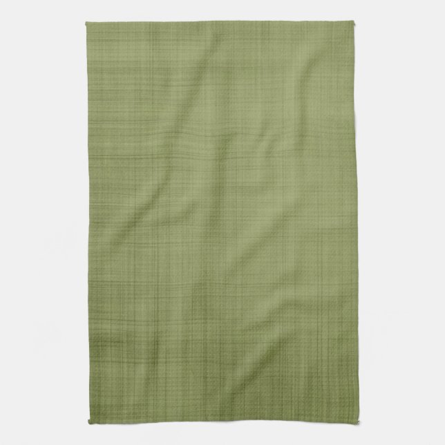Rustic Green Kitchen Towel (Vertical)