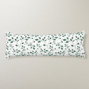Rustic Green Watercolor Foliage Pattern