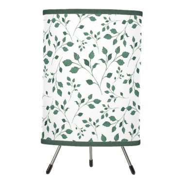 Rustic Green Watercolor Foliage Pattern