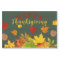 Rustic Green Wood Autumn Leaves Thanksgiving