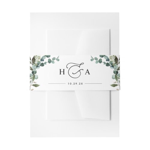 Rustic Greenery Monogram Wedding