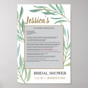 Rustic Greenery Photo Prop Poster Frame