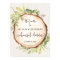 Rustic greenery rehearsal dinner welcome sign