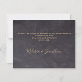 Rustic Greenery Will You Marry Us Officiant Invitation (Back)