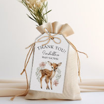 Rustic Greenery Woodland Baby Shower Thank You Gift Tags
