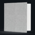 Rustic Grey Linen Printed 3 Ring Binder<br><div class="desc">Custom Trendy Grey Color Rustic Linen - Printed Photo Effect Background Design Option. GraphicsByMimi© Personalize this elegant template product with your monogram, text, initial or name using the edit menu to create your own unique one of a kind item or purchase as is. Other colors and styles available in our...</div>