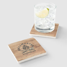 Rustic GRILLMASTER Custom Stone Coaster
