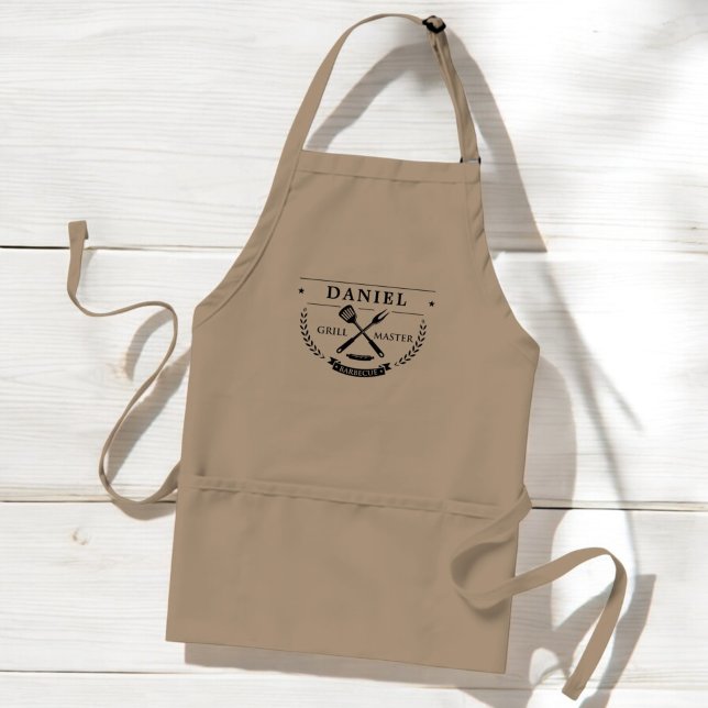 Rustic Grillmaster Father's Day Dad Adult Apron (Creator Uploaded)
