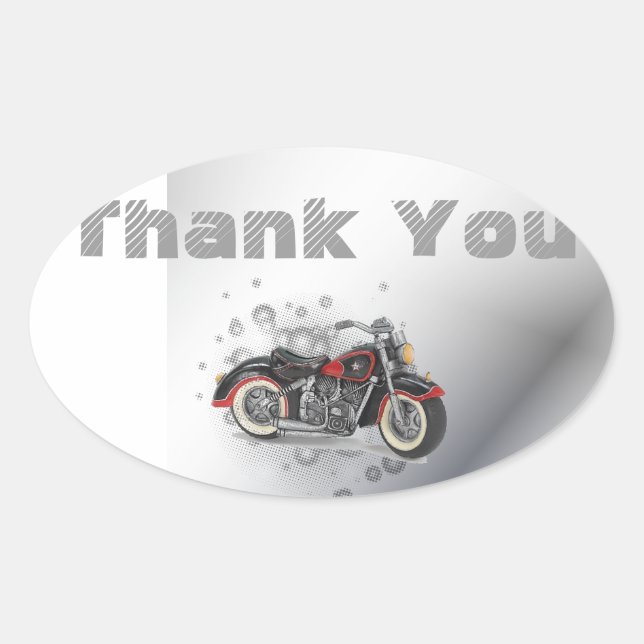 Rustic grunge Motorcyle Biker Wedding Oval Sticker (Front)