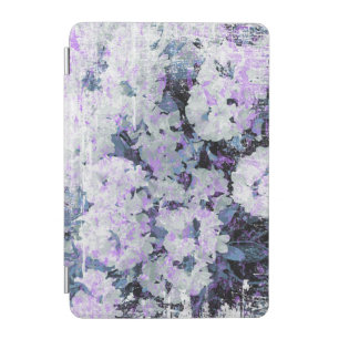 *~* Rustic Grunge Rhododendron Flowers White Blush iPad Mini Cover