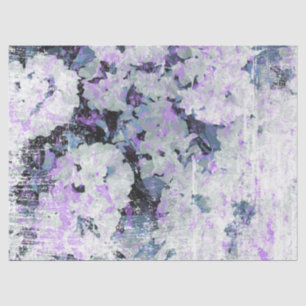 *~* Rustic Grunge Rhododendron Flowers White Pink Tissue Paper