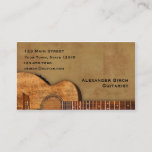 Rustic Guitar Business Card