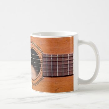 Rustic Guitar Coffee Mug by hildurbjorg at Zazzle