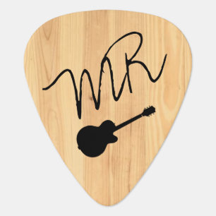 Rustic Guitar Pick Personalized for the Guitarman