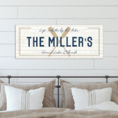 Rustic Handcrafted Lake Life Wooden Sign (Bedroom)