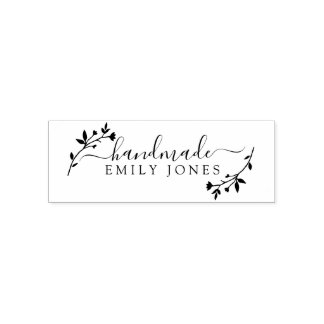 Rustic Handmade Business Self-inking Stamp