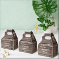 Rustic Hangover Kit Barn Country Wedding Party Favor Boxes | Zazzle