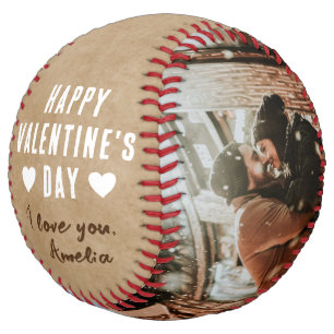 Rustic Happy Valentine's Day 2 Photos Boyfriend Softball