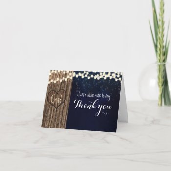 Rustic Heart Carved In Tree Night Lights Fold Card by printabledigidesigns at Zazzle