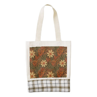 Rustic Heart & Daisy Tote Bag