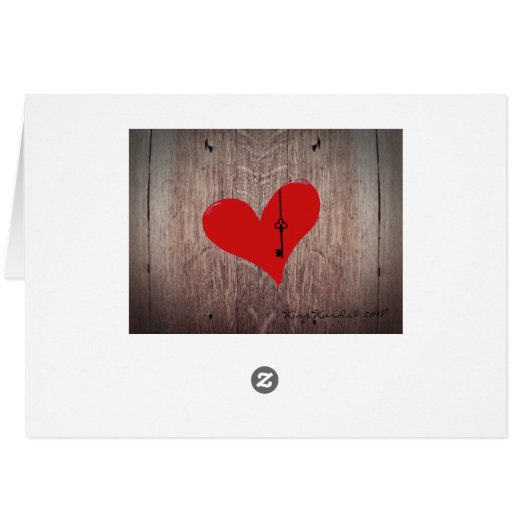 Rustic Heart Shaped Lock In Door Romantic Custom (Back Horizontal)