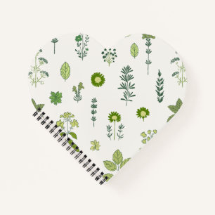 Rustic Herbs Green Notebook