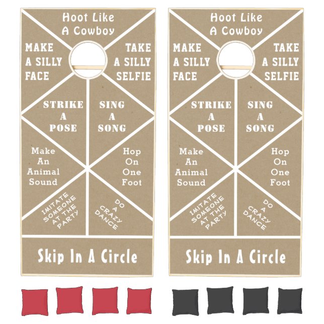 Rustic Hilarious Fun Cornhole Set (Set)