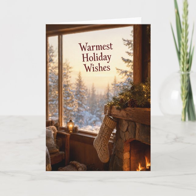 Rustic Holiday Card (Front)