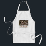 Rustic Holiday Love and Joy Pine Cone Adult Apron<br><div class="desc">Festive,  rustic pine cones accentuate this classic,  elegant design wishing holiday Love and Joy.</div>